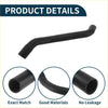 Black rubber radiator hose with reinforced lining and smooth exterior for toyota land cruiser 2019