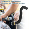 Black rubber radiator hose for toyota levin 2017 with a gold-colored band near one end