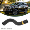 Black rubber radiator hose with yellow stripe for toyota land cruiser prado 4.0L TX automatic 2010-2019