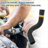Black rubber radiator hose with yellow stripe for toyota prado 4.0l tx automatic 2010-2019
