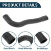 Black rubber radiator hose with curved design for 2013 toyota rav4 cvt 4wd 2.0l cooling system