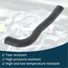 Black rubber radiator hose with curved design for Toyota RAV4 CVT 4WD 2.0L 2013 model