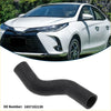 Black rubber curved radiator hose with oem 1657102130 for toyota vios 2002-2005 rubber water pipe