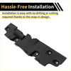 Black plastic snap-in mounting bracket for radiator support cover fits toyota rav4 2019-2022 easy installation