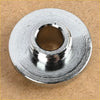 Shiny chrome radio antenna base nut with concentric ridges for grand cherokee commander 2006-2010