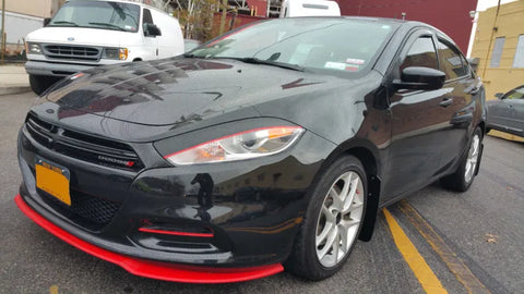 Rally Armor MF39-UR-BLK/WH Rally Armor 13-16 Dodge Dart