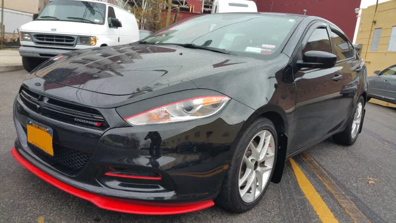 Rally Armor MF39-UR-BLK/WH Rally Armor 13-16 Dodge Dart