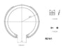 RDA Brake Shoe Set Rear R2141