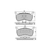 RDA GP Max Brake Pad Set Rear RDB1109