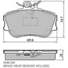 RDA GP Max Brake Pad Set Front RDB1295