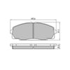 RDA Phantom Ceramic Brake Pad Set Front RDC1328