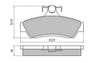 RDA GP Max Brake Pad Set Rear RDB1332