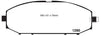 RDA GP Max Brake Pad Set Front RDB1361