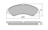 RDA GP Max Brake Pad Set Front RDB1375