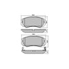 RDA GP Max Brake Pad Set Front RDB1504