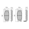RDA GP Max Brake Pad Set Rear RDB1508