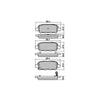 RDA Phantom Ceramic Brake Pad Set Rear RDC1509