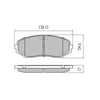 RDA Phantom Ceramic Brake Pad Set Front RDC1936
