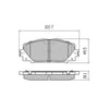 RDA GP Max Brake Pad Set Front RDB2009