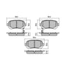 RDA GP Max Brake Pad Set Rear RDB2070