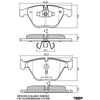 RDA Phantom Ceramic Brake Pad Set Front RDC2235