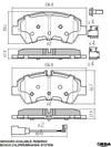RDA GP Max Brake Pad Set Rear RDB2345