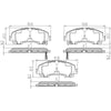 RDA GP Max Brake Pad Set Front RDB2380