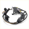 Rear abs wheel speed sensor harness for toyota hilux revo 2015-2022 with black molded connectors and coiled cable assembly