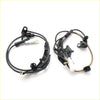 Rear abs wheel speed sensors for toyota hilux revo 2015-2022 black abs plastic with white wire connectors