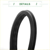 Black rubber rear boot weatherstrip seal with wavy inner edge for toyota rav4 2006-2012