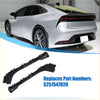 Rear Bumper Brackets 2 x for Toyota (2016-2023) Plastic Black - Parts & Accessories