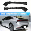 Rear Bumper Brackets 2 x for Toyota (2016-2023) Plastic Black - Parts & Accessories