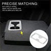 Silver metallic rear cup holder cover for toyota harrier 80 series with sleek minimalist design