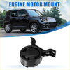 Black rubber and metal rear differential mount arm bushing with circular base and brackets for toyota rav4 2.0l 1997-2000