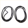 Black rubber rear door weatherstrip set with small colored tabs for nissan patrol safari y60 gq wagon 1991-1995