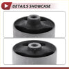 Black rubber-coated metal rear engine mount bushing for toyota allion caldina 2001-2007 showing back side