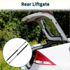 Black rear liftgate support arms for white toyota matrix 2009-2014 wagon 4-door shown from the back