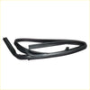 Black rubber rear glass run channel for toyota hilux 1988-1997 with smooth flexible profile and reinforced edges