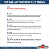 Installation instructions manual for rear hatch lift supports 2 x red and black gas springs for toyota avensis mk2