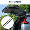 Black rear liftgate with textured interior panel and integrated gas spring supports for Toyota RAV4 2013-2018 back view