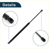 Black rear hatch lift support strut with sleek cylindrical body and polished metal rod for toyota sienna 2011-2020