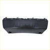 Black plastic rear bumper cover with molded mounting brackets and circular holes back side for grand cherokee wk 2022 hitch cover