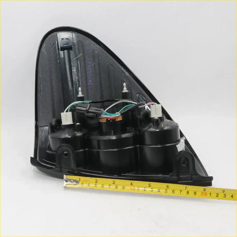 Back side of black plastic rear led tail light smoke black with wiring for mitsubishi strada sportero hunter