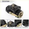 Rear left brake wheel cylinder for toyota land cruiser 1972-1980 in black and brass with durable construction