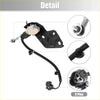 Rear left height level sensor for toyota 4runner limited sr5 with black plastic metal body coiled cable and three pin connector