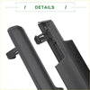 Rear left weatherstrip window seal for toyota 4runner showing black plastic car window regulator arm with locking mechanism