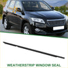 Black rubber rear left weatherstrip window seal for toyota rav4 2020 shown from the back side