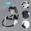 Rear liftgate door lock actuator motor for toyota sienna 2004-2010 black and silver with plastic housing and steel parts