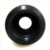 Black rubber rear lower arm boot cover with smooth glossy finish and inner ridges for toyota hilux ute 1988-1997