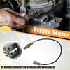 Rear oxygen sensor for toyota 4runner 2003-2013 with black coated metal body and gray plastic connector shown from back side